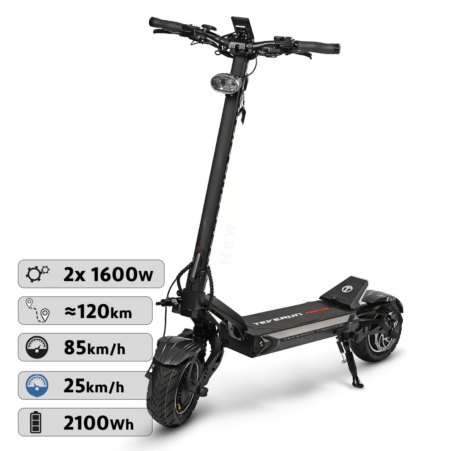 Teverun Figther 11+. 60V / 35Ah     /  précommande septembre 2025